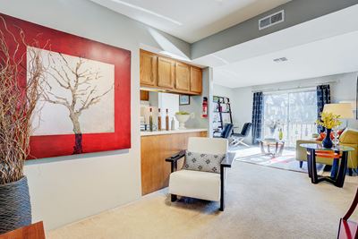 Bright Living Room at Autumn Woods Apartments, Miamisburg, OH, 45342